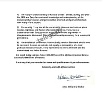 Ekskluzive: William Walker u shkruan liderëve politikë, propozon Faton Bislimin për President të Kosovës Ekskluzive: William Walker u shkruan liderëve politikë, propozon Faton Bislimin për President të Kosovës