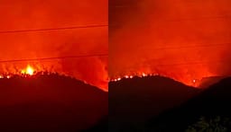 Zjarri përfshin dhjetëra hektarë pyje në Pukë, flakët kërcënojnë banesat e fshatit Gojan i Vogël Zjarri përfshin dhjetëra hektarë pyje në Pukë, flakët kërcënojnë banesat e fshatit Gojan i Vogël
