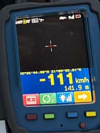 Kapet me 111 km/h në zonën 50, 37-vjeçari ndëshkohet me 300 euro gjobë dhe pikë negative Kapet me 111 km/h në zonën 50, 37-vjeçari ndëshkohet me 300 euro gjobë dhe pikë negative