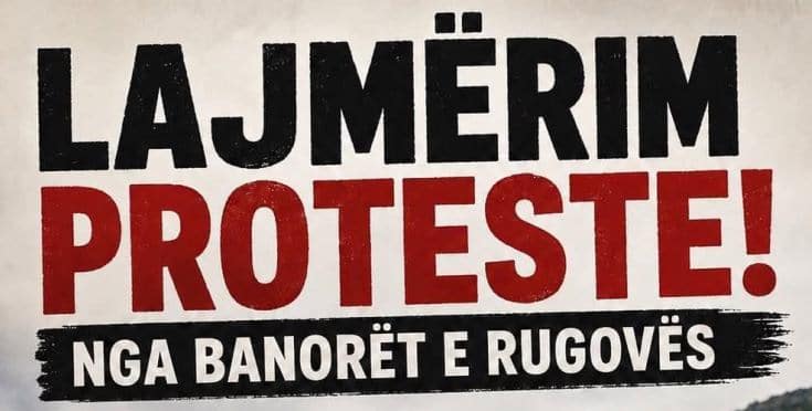 Vendimi për ndalimin e ndërtimeve, protestojnë banorët e Rugovës Vendimi për ndalimin e ndërtimeve, protestojnë banorët e Rugovës