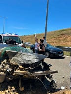 “Burri e gruaja të lënduar”, detaje nga aksidenti i rëndë në autostradën “Ibrahim Rugova” “Burri e gruaja të lënduar”, detaje nga aksidenti i rëndë në autostradën “Ibrahim Rugova”