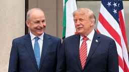 Një Irlandë e bashkuar do të ishte “fantastike”, thotë Trump gjatë vizitës në Irlandë Një Irlandë e bashkuar do të ishte “fantastike”, thotë Trump gjatë vizitës në Irlandë