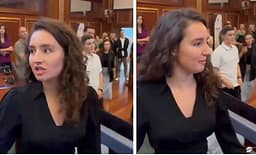 “Që dy vjet s’kemi qeveri”, nxënësja thotë se kjo fjali i kushtoi me përjashtim nga Kuvendi i të Rinjve “Që dy vjet s’kemi qeveri”, nxënësja thotë se kjo fjali i kushtoi me përjashtim nga Kuvendi i të Rinjve