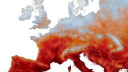 5 valë të të nxehtit goditën Evropën, NASA tregon përmasat 5 valë të të nxehtit goditën Evropën, NASA tregon përmasat