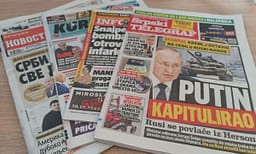 Propaganda serbe në kulm: Vuçiqi mbi 1 mijë herë në ballinat e tabloideve, asnjë lajm negativ gjatë vitit 2025 Propaganda serbe në kulm: Vuçiqi mbi 1 mijë herë në ballinat e tabloideve, asnjë lajm negativ gjatë vitit 2025