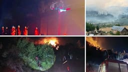 Shtohen zjarret në Shqipëri, shkon në 18 numri i vatrave aktive Shtohen zjarret në Shqipëri, shkon në 18 numri i vatrave aktive