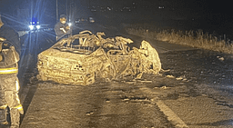 Aksident i rëndë me katër viktima në qarkoren e Shkupit – shkrumbohet makina BMW pas përplasjes me një kamion me targa të Kosovës Aksident i rëndë me katër viktima në qarkoren e Shkupit – shkrumbohet makina BMW pas përplasjes me një kamion me targa të Kosovës