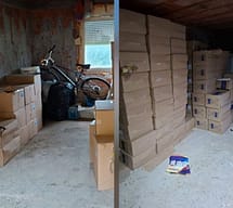 Policia sekuestron mbi 5.500 boksa cigare të kontrabanduara në Bërnjak Policia sekuestron mbi 5.500 boksa cigare të kontrabanduara në Bërnjak