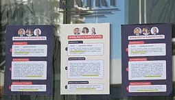 Aksioni i Rinisë së PDK’së: Tre shkelësit e Kushtetutës, fotografia e Haxhiut, Kurtit e Deharit ngjitet në dyert e Kuvendit Aksioni i Rinisë së PDK’së: Tre shkelësit e Kushtetutës, fotografia e Haxhiut, Kurtit e Deharit ngjitet në dyert e Kuvendit