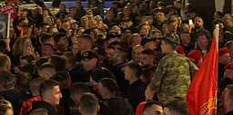 Dita e nëntë e protestave “Jo në emrin tim” Dita e nëntë e protestave “Jo në emrin tim”