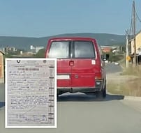 Ndërroi shiritin e lëvizjes në mënyrë të pakontrolluar, gjobitet me 100 euro shoferi Ndërroi shiritin e lëvizjes në mënyrë të pakontrolluar, gjobitet me 100 euro shoferi