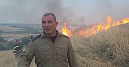 Zjarri pranë Loznanit në rajonin e Manastirit është afruar pranë shtëpive Zjarri pranë Loznanit në rajonin e Manastirit është afruar pranë shtëpive
