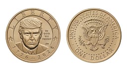 Monedha me portretin e Trump del në shitje, kushton deri në 154 dollarë për paketë Monedha me portretin e Trump del në shitje, kushton deri në 154 dollarë për paketë
