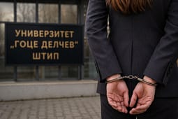 Ndalohet profesoresha e Universitetit të Shtipit, i kërkoi studentit 300 euro për ta kaluar në provim Ndalohet profesoresha e Universitetit të Shtipit, i kërkoi studentit 300 euro për ta kaluar në provim