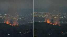 Tjetër vatër zjarri në Krujë, terreni vështirëson ndërhyrjen nga toka Tjetër vatër zjarri në Krujë, terreni vështirëson ndërhyrjen nga toka