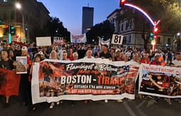 Protesta në Tiranë në ditën e 81-të Protesta në Tiranë në ditën e 81-të