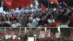 “Rama, jep dorëheqjen”, tensione në protestën e 15-të, qytetarët marshojnë nëpër kryeqytet “Rama, jep dorëheqjen”, tensione në protestën e 15-të, qytetarët marshojnë nëpër kryeqytet
