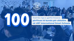 100 nxënës nga e gjithë Kosova përfitues të bursës për shkollim në UBT International Smart Schools 100 nxënës nga e gjithë Kosova përfitues të bursës për shkollim në UBT International Smart Schools