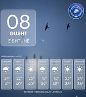 Mot përvëlues në Shqipëri, temperaturat deri në 41 gradë Mot përvëlues në Shqipëri, temperaturat deri në 41 gradë