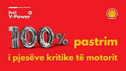 Shell V-Power me formulë të re pastron motorin e makinës suaj deri në 100% Shell V-Power me formulë të re pastron motorin e makinës suaj deri në 100%