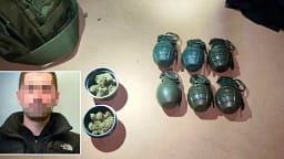 Granata, pistoleta dhe drogë, çfarë iu gjet shqiptarit që u përplas me armë me policinë në Athinë Granata, pistoleta dhe drogë, çfarë iu gjet shqiptarit që u përplas me armë me policinë në Athinë