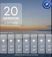 Moti në Shqipëri, temperaturat deri në 36 gradë Moti në Shqipëri, temperaturat deri në 36 gradë