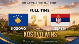 Historike: Kosova mposht Serbinë në kampionatin evropian të Golfit Historike: Kosova mposht Serbinë në kampionatin evropian të Golfit