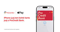 Banka ProCredit Maqedoni ua mundëson Apple Pay klientëve të saj Banka ProCredit Maqedoni ua mundëson Apple Pay klientëve të saj