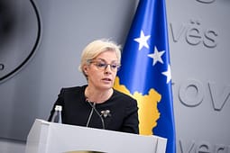 Ministrja Gërvalla mban konferencë për media Ministrja Gërvalla mban konferencë për media