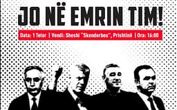 Bedri Hamza thërret qytetarët në protestën e 1 tetorit: “Të gjithë bashkë kundër padrejtësisë” Bedri Hamza thërret qytetarët në protestën e 1 tetorit: “Të gjithë bashkë kundër padrejtësisë”
