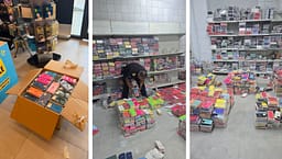Aksion në tri lokale në Prishtinë, Dogana ndalon mbi 23 mijë artikuj të ndryshëm, njoftohet edhe Prokuroria Themelore Aksion në tri lokale në Prishtinë, Dogana ndalon mbi 23 mijë artikuj të ndryshëm, njoftohet edhe Prokuroria Themelore
