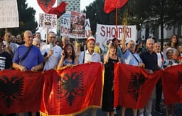 Protesta në Tiranë në ditën e 79-të Protesta në Tiranë në ditën e 79-të