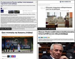 Mediat ruse në shërbim të destabilizimit: Kremlini dhe Beogradi përdorën zgjedhjet në Kosovë për përhapjen e propagandës Mediat ruse në shërbim të destabilizimit: Kremlini dhe Beogradi përdorën zgjedhjet në Kosovë për përhapjen e propagandës
