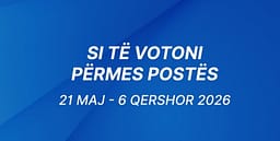 Sot nis votimi përmes postës Sot nis votimi përmes postës