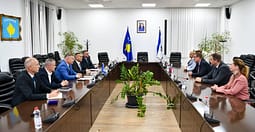 Policia pret delegacion nga Sllovenia, diskutohet thellimi i bashkëpunimit në fushën e sigurisë Policia pret delegacion nga Sllovenia, diskutohet thellimi i bashkëpunimit në fushën e sigurisë