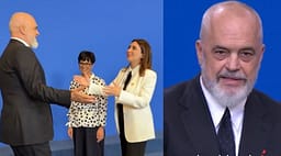 Përqafime dhe batuta, Rama ndan pamjet nga Konferenca Shqipëri-BE: A pranon të martohesh? Përqafime dhe batuta, Rama ndan pamjet nga Konferenca Shqipëri-BE: A pranon të martohesh?