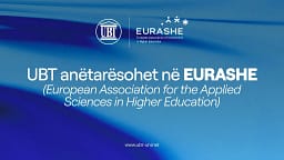 UBT anëtarësohet në EURASHE, një prej organizatave më të rëndësishme evropiane të arsimit të lartë UBT anëtarësohet në EURASHE, një prej organizatave më të rëndësishme evropiane të arsimit të lartë