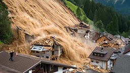 Një vit më parë një fshat zviceran u zhduk nga rrëshqitja e dheut – dëmi i shkaktuar është 255 milionë franga Një vit më parë një fshat zviceran u zhduk nga rrëshqitja e dheut – dëmi i shkaktuar është 255 milionë franga