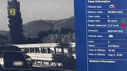 Voziti 212 km/h në rrugën Milot–Laç, shoferi gjobitet me 4 mijë euro Voziti 212 km/h në rrugën Milot–Laç, shoferi gjobitet me 4 mijë euro