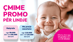 “Acibadem Sistina” me çmime promocionale për lindje nga 15 qershori deri më 15 shtator “Acibadem Sistina” me çmime promocionale për lindje nga 15 qershori deri më 15 shtator