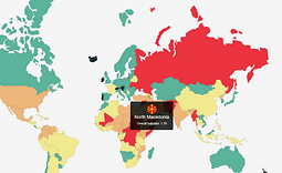 Indeksi Global i Paqes: Maqedonia e Veriut renditet e 46-ta në botë, Islanda mbetet e para Indeksi Global i Paqes: Maqedonia e Veriut renditet e 46-ta në botë, Islanda mbetet e para