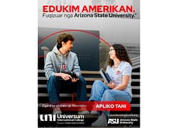 Lansohet kampanja “Edukim Amerikan, Fuqizuar nga Arizona State University 🎓” nga UNI – Universum International College Lansohet kampanja “Edukim Amerikan, Fuqizuar nga Arizona State University 🎓” nga UNI – Universum International College