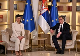 Vuçiq sulmon Marta Kos para vizitës në Kosovë: Nuk flas me ata që i duan të keqen Serbisë Vuçiq sulmon Marta Kos para vizitës në Kosovë: Nuk flas me ata që i duan të keqen Serbisë