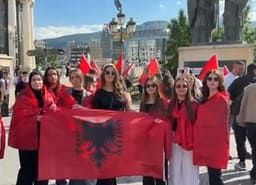 Protesta e studentëve në Shkup, nis grumbullimi i protestuesve Protesta e studentëve në Shkup, nis grumbullimi i protestuesve