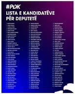 Publikohet lista e PDK-së për zgjedhjet e 7 qershorit Publikohet lista e PDK-së për zgjedhjet e 7 qershorit