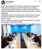 Para mbledhjes, anëtarët e kryesisë marrin mesazhe të shumta për rikthimin e Limajt në PDK Para mbledhjes, anëtarët e kryesisë marrin mesazhe të shumta për rikthimin e Limajt në PDK