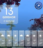 Moti në Shqipëri, temperaturat deri në 31 gradë Moti në Shqipëri, temperaturat deri në 31 gradë