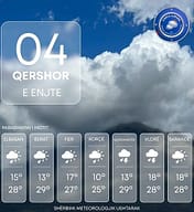 Moti në Shqipëri, paraditja me shi Moti në Shqipëri, paraditja me shi